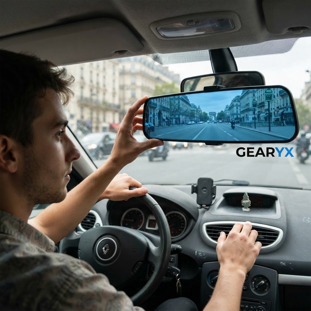 Gearyx View — Panoramic Anti-Glare Rearview Mirror — view 3