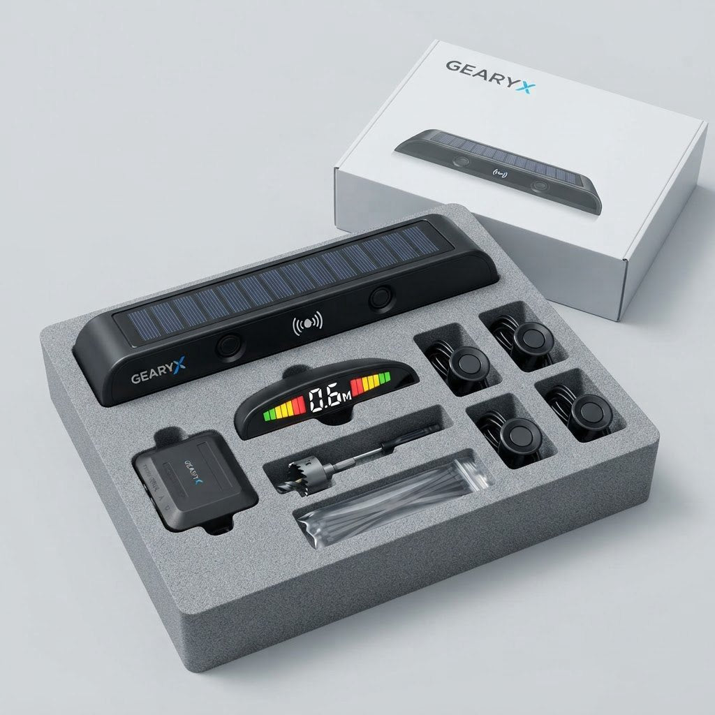 Gearyx Sense — Solar Wireless Parking Sensor Kit