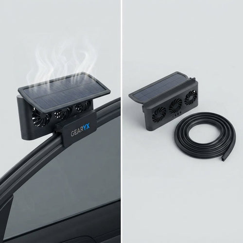 Gearyx Breeze — Solar Car Window Fan