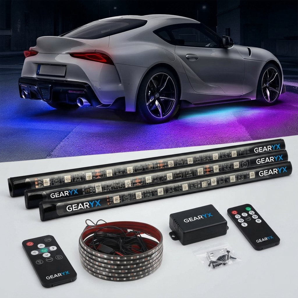 Gearyx Aura — Exterior Underglow Kit (App + Music Sync)