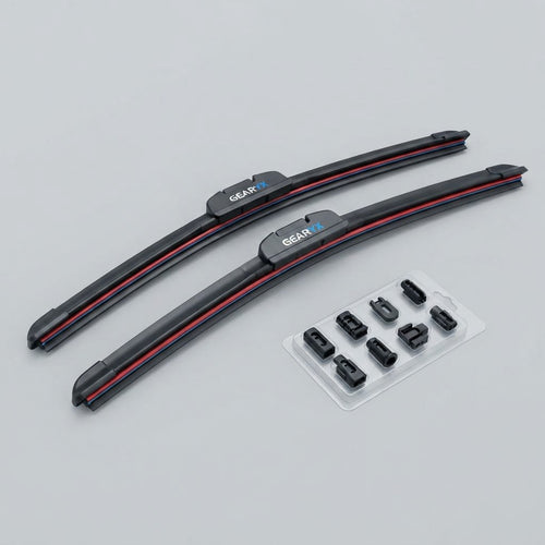 Gearyx Clear — Universal Aero Wiper Blades (Pair)